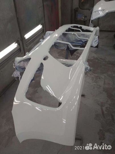 Бампер передний Рио с17 по 20