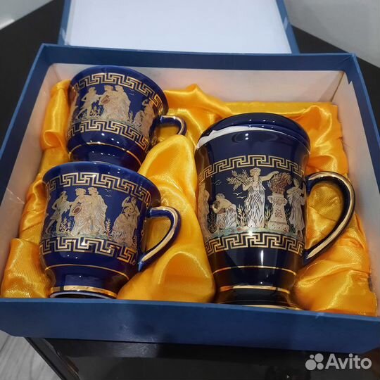 Кружки и бокал