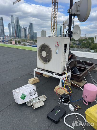 Установка монта кондиционеров обслуживание мойка