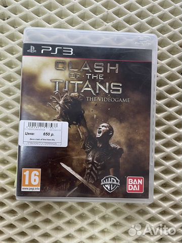 Ч) Игра для приставки ps3 clash of the titans