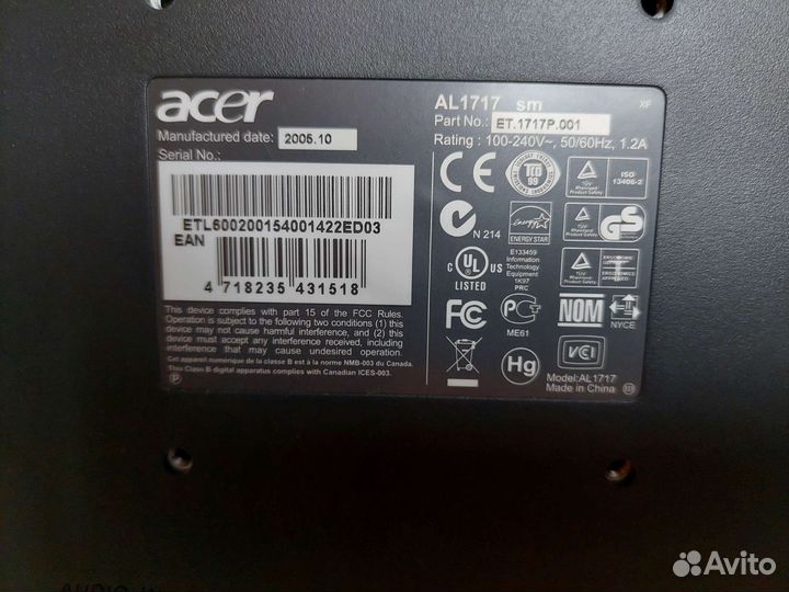 Монитор Samsung 22 дюйма 226BW