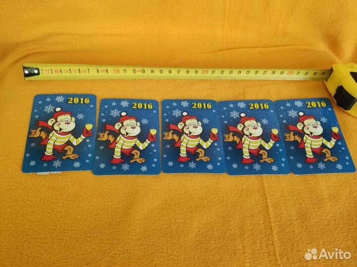 Календарь 2016 с обезьянкой.5шт