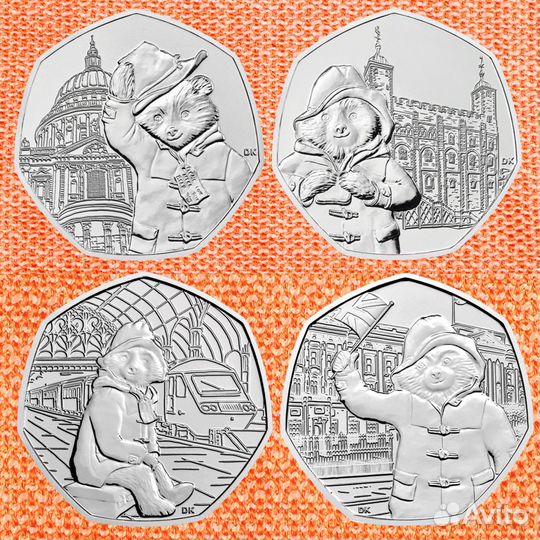 Герои сказок и мультфильмов в монетах