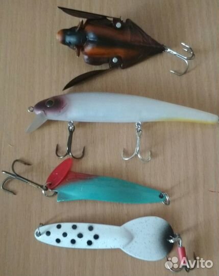 Приманки воблеры, блесны