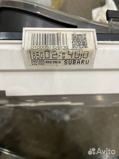 Приборная панель subaru impreza