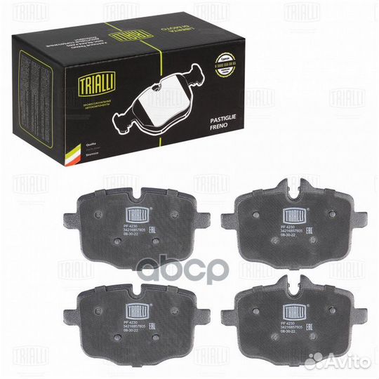 Колодки торм. для а/м BMW 5 (F10) (10) диск. з