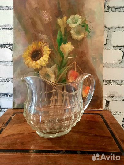 Молочник Сливочник Большой Старинный