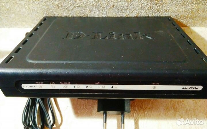 Модем D-Link DSL-2540U, TP-Link с блоком питания
