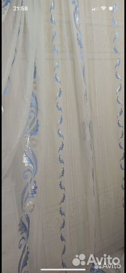 Комплект шторы и тюль