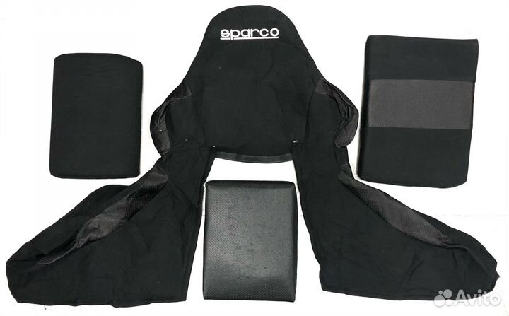 Чехол для ковша - Sparco - черный/с подушками