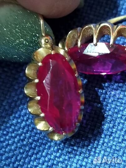 Золотые серьги СССР