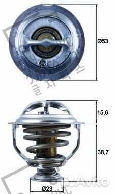 Термостат TX 123 95D, mahle/knecht (Германия) TX12