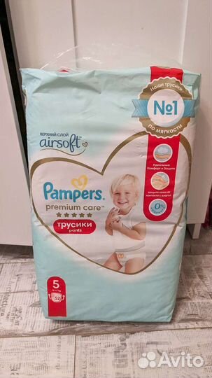 Подгузники pampers premium care 5
