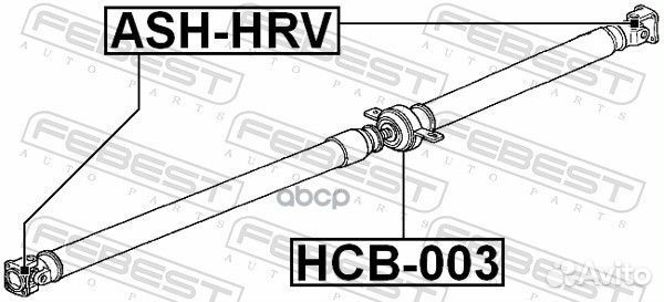 Крестовина карданного вала (honda HR-V GH1/GH2