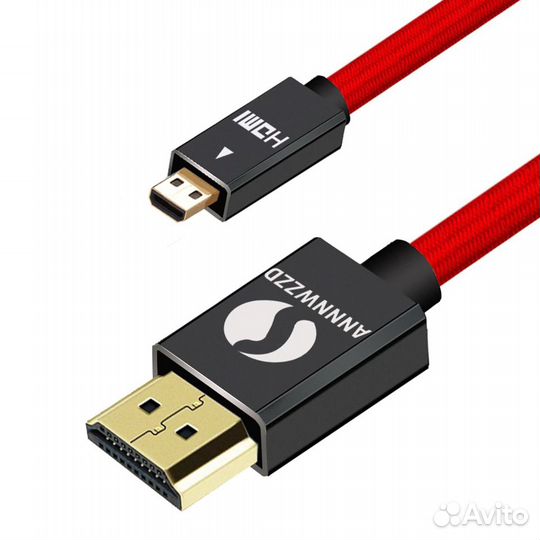 Кабель microhdmi - hdmi. 3м