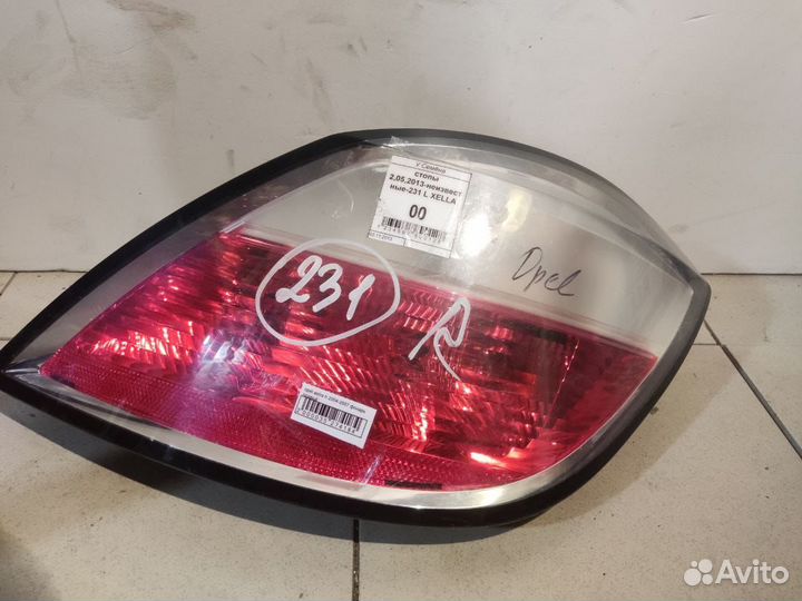 Фонарь opel Astra h