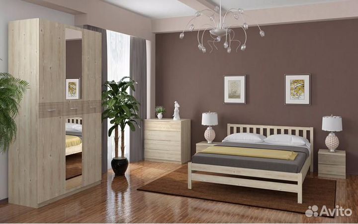 Кровать Массив 1400