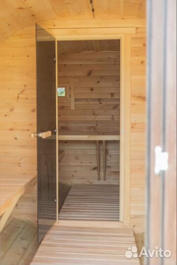 Баня бочка квадро 5 метров