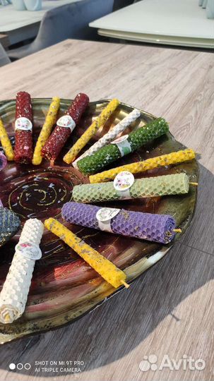 Свечи из натурального пчелиного воска