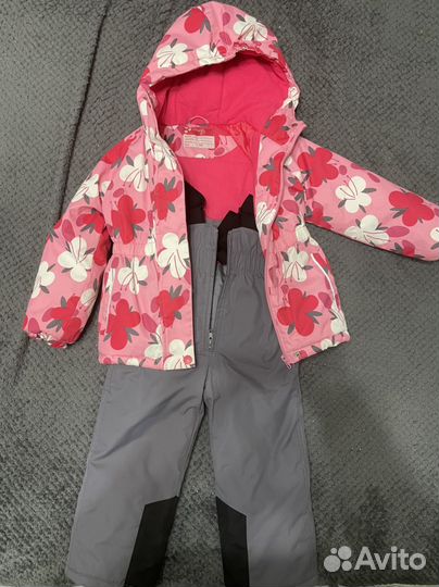 Зимний костюм для девочки 98