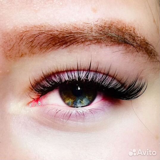 Наращивание ресниц на анатомической кушетки