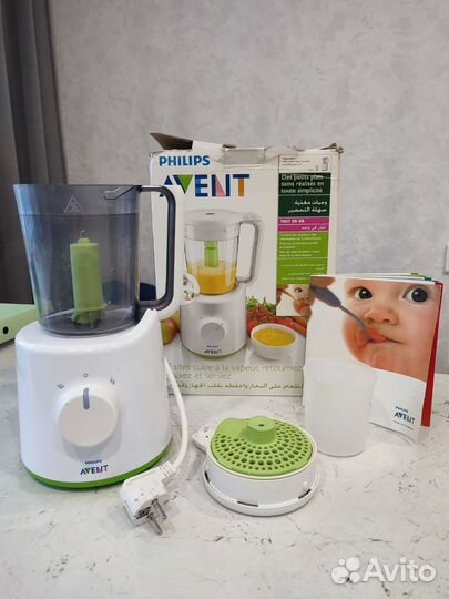 Пароварка блендер philips avent 2 в 1