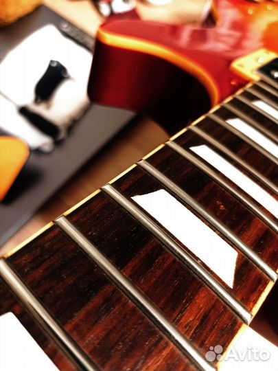 Электрогитара maison les paul красное дерево