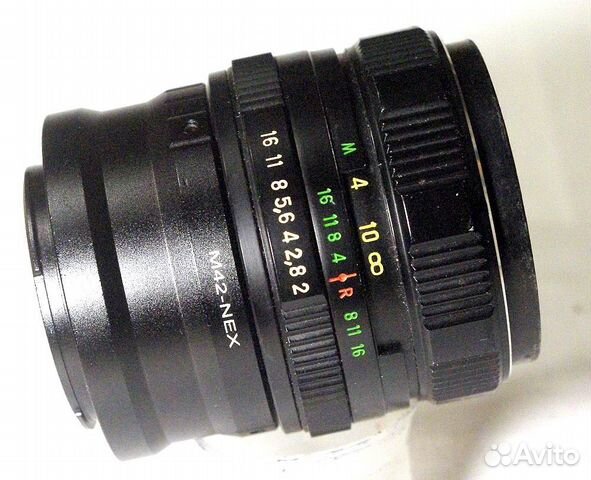 Гелиос-44м-4 + переходник на Sony E-Mount. Доставк