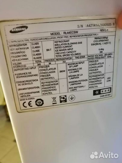 Испаритель холодильника samsung