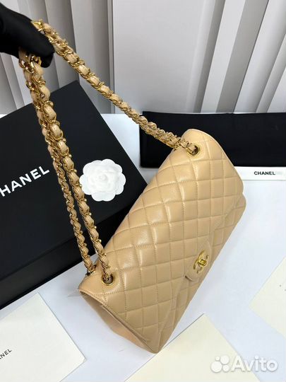 Сумка женская Chanel бежевая