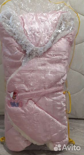 Конверт на выписку, зима. Для девочки