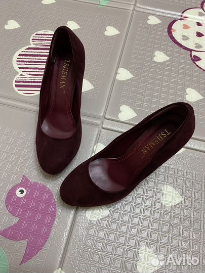 Туфли женские 38 размер бордовые