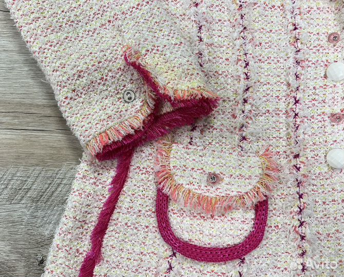 Tricot Chic женский итальянский твидовый жакет