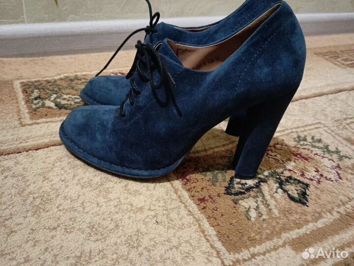 Ботильоны натуральная замша 38