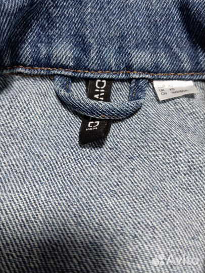 Джинсовая куртка женская бренда divided 40р