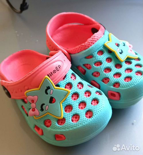 Крокс crocs сандали, тапочки для девочки 19 размер