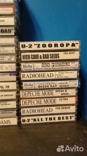 Аудиокассеты с записью рок