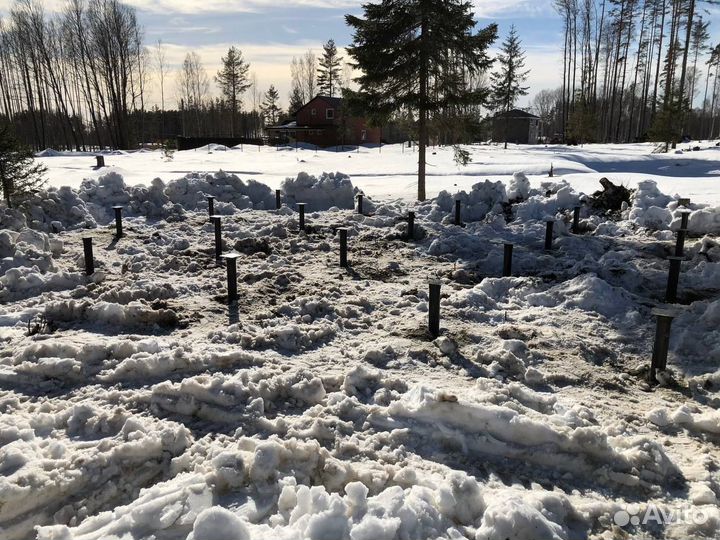 Фундамент из винтовых свай