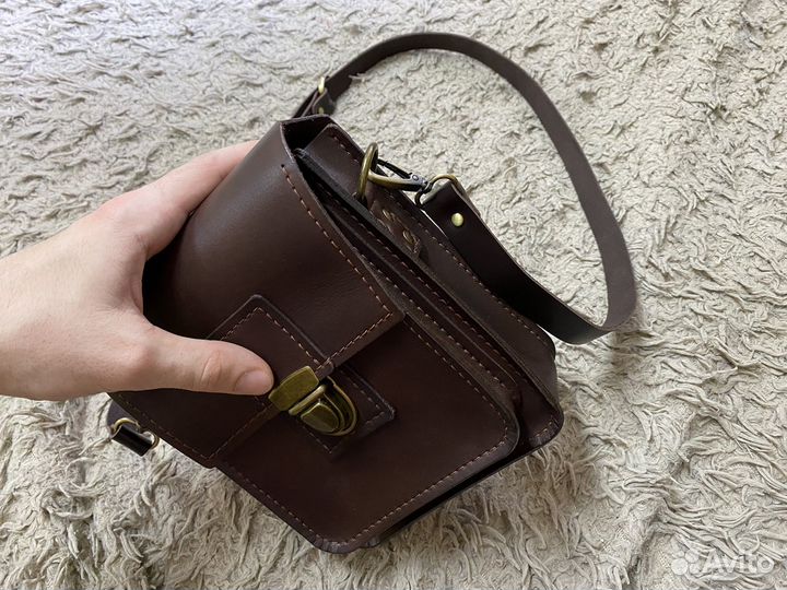 Сумка мужская из натуральной кожи