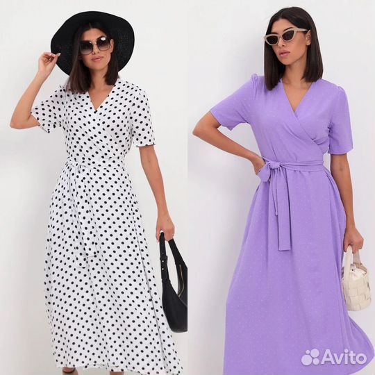 Платье на запах новое