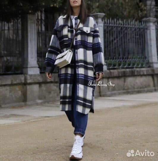 Пальто рубашка zara