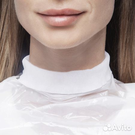 Воротнички бумажные на липучке beajoy белые в руло