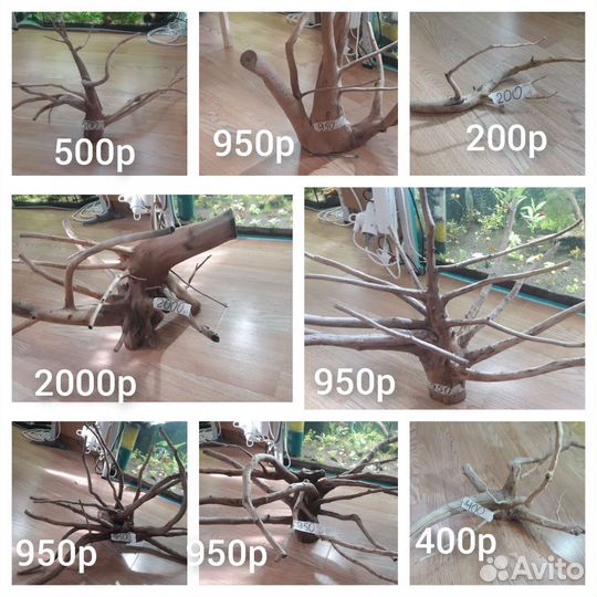 Коряги в аквариум