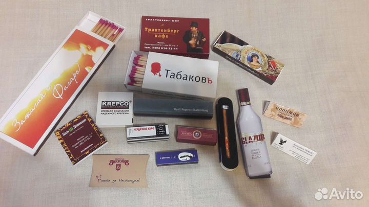 Спички из ресторанов и кафе для коллекции