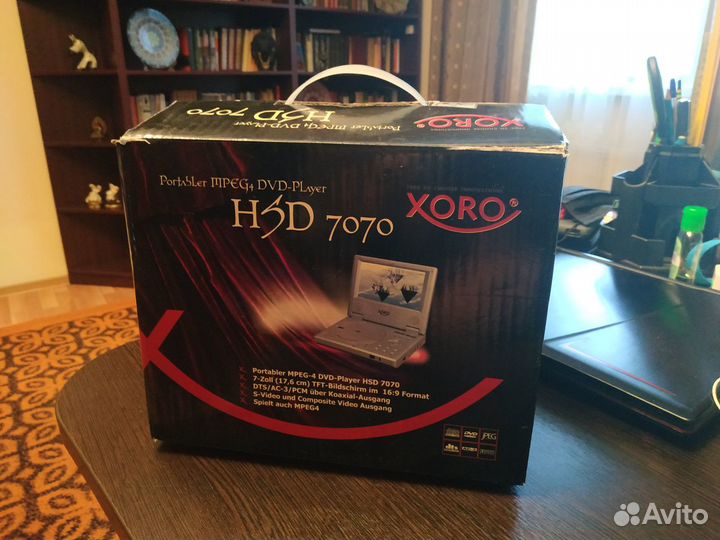 Видеоплеер xoro HSD-7070 DVD/MP4