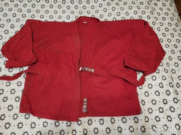 Форма красная для боевого самбо 180 см top hill