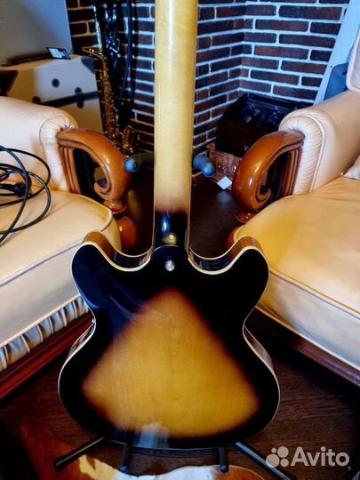 Полуакустическая гитара Washburn HB-30,marshall