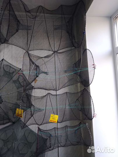 Раколовки цилиндрические,D30*60cм, 5 видов