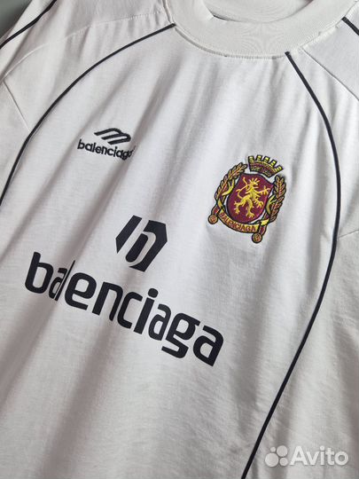 Футболка Balenciaga soccer стильная (топ 2025)