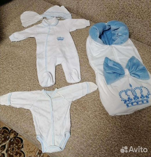 Конверт одеяло на выписку велюр